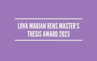 Lova Marjan Rens Master’s Thesis Award 2023 – Call